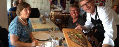 Arnell på kajen Marstrand