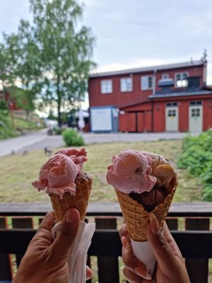 Systrarna Degen Glasstugan